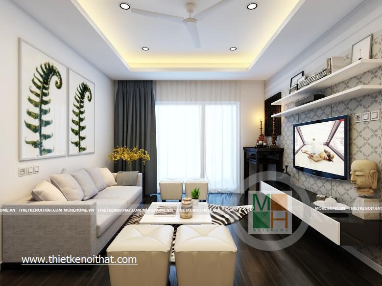 Thiết kế chung cư T&ocirc; Hiệu H&agrave; Đ&ocirc;ng - Nh&agrave; Chị L&ecirc;